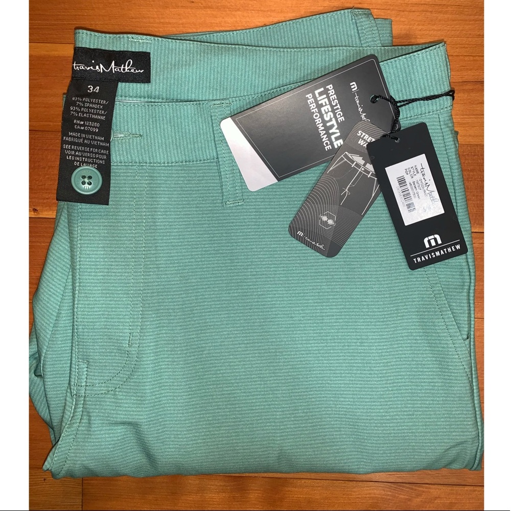 Travis Mathew Balsam Green Golf Pant